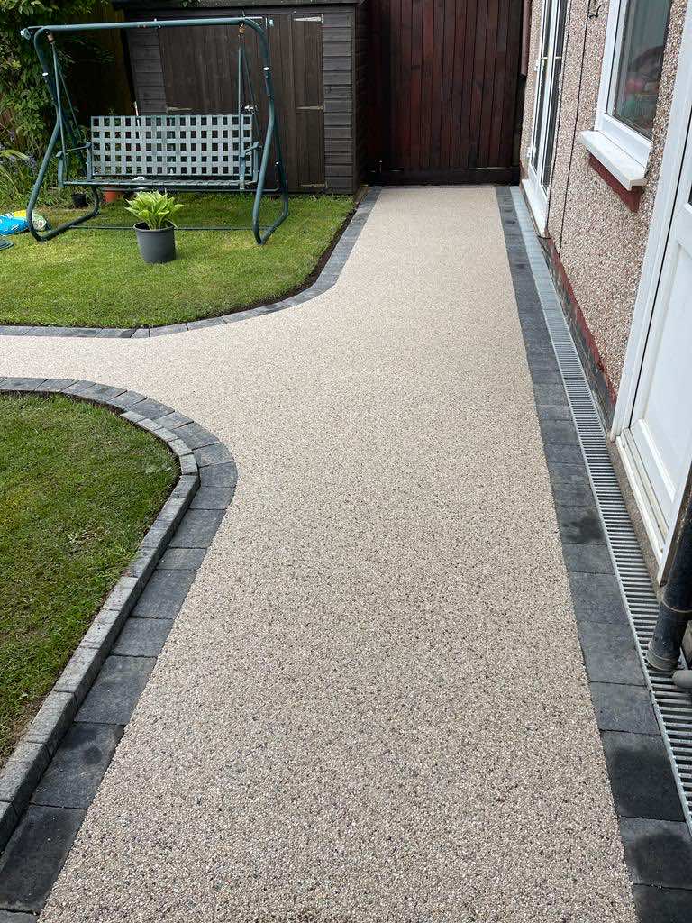 Complete hard landscaping project by LMT Groundworks in Cheltenham